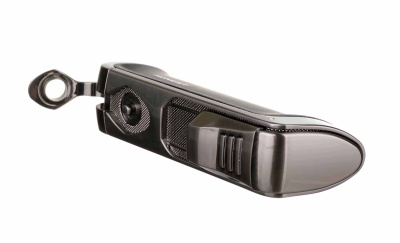 Зажигалка сигарная Honest, тройное пламя, с пробойником, карбон