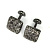 Запонки Cufflinks Ink. Квадрат плетёнка. Антик. CF70