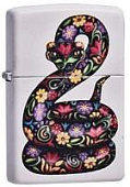 Зажигалка Zippo Flowered Snake 214 (без бензина)