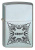 Зажигалка ZIPPO Tattoo Design, с покрытием Satin Chrome™, латунь/сталь, серебристая, 38x13x57 мм