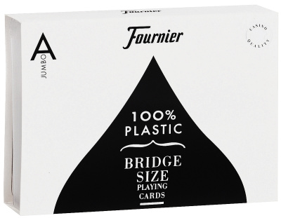 Карты "Fournier №2826 (2 Jumbo Index) - Bridge Twin plastik case"