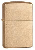 Зажигалка ZIPPO Armor™с покрытием Tumbled Brass, латунь/сталь, золотистая, матовая, 38x13x57 мм
