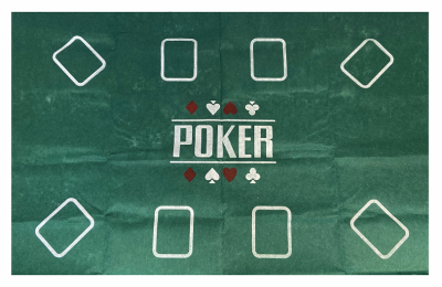 Покерный набор на 300 фишек с номиналом в мет. коробке + 2 колоды карт, сукно Арт. РК300