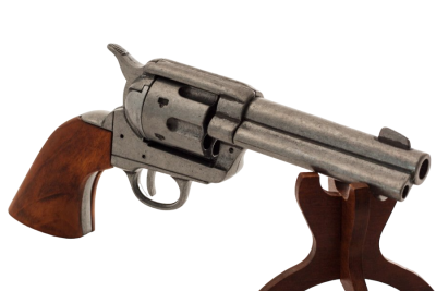 Макет. Револьвер Кольт CAL.45 PEACEMAKER 4,75" ("Миротворец") (США, 1873 г.), сталь