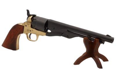 Макет. Револьвер Кольт (США, 1860 г.), латунь