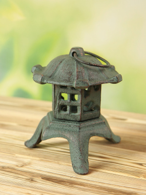 Декоративный фонарь "Ступа" под свечу для дачи