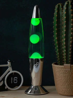 Лава лампа Amperia Rocket Smart Белая/Прозрачная (34 см) Chrome Лава лампа Amperia Rocket Smart Белая/Прозрачная (34 см) Chrome