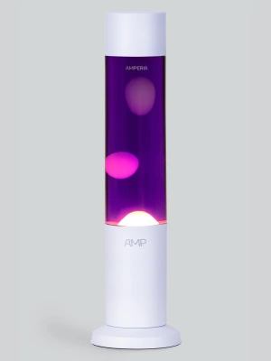 Лава лампа Amperia Tube White Белая/Фиолетовая (39 см)