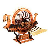 Деревянный механический конструктор Корабль Викингов Дракон Robotime Viking Dragon Ship