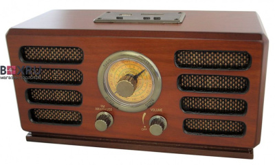 Ретро радиоприемник ELTA R-200 (mp3,sd,usb), кофе + карта 8гб