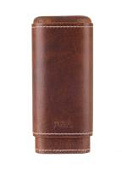 Чехол P&A на 3 сигары Черчилль, натуральная кожа и кедр Чехол P&A на 3 сигары Черчилль, натуральная кожа и кедр