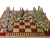 Шахматный набор "Древний Рим" (45х45 см), доска красная