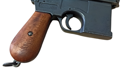 Макет. Пистолет Mauser C96 ("Маузер") (Германия, 1896 г.), накладки на рукояти из дерева