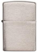 Зажигалка ZIPPO Armor™ c покрытием Brushed Chrome, латунь/сталь, серебристая, матовая, 38x13x57 мм