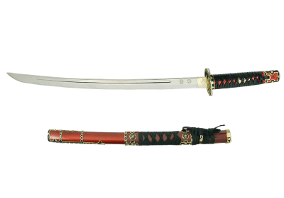 Вакидзаси, короткий японский меч "Токугава" с когаи и козукой