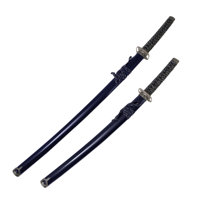 Набор самурайских мечей, 2 шт. Ножны синие