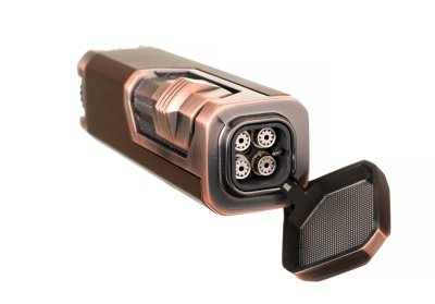 Зажигалка сигарная Honest, четверное пламя, бронза