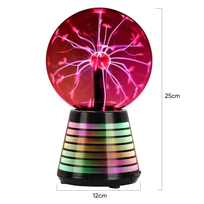 Плазменный шар Тесла Amperia Stripe 15 см RGB / Audio