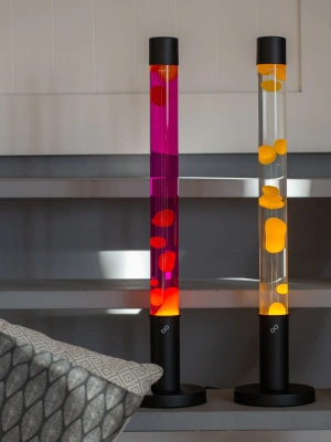 Напольная Лава лампа Amperia Falcon Оранжевая/Фиолетовая (76 см)