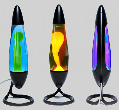 Лава-лампа Mathmos Neo Оранжевая/Желтая Black Лава-лампа Mathmos Neo Оранжевая/Желтая Black