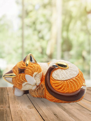 Статуэтка  Кошка спящая