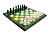 Шахматы из камня Scali, мрамор зеленый/белый, 14155NS