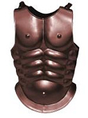 Античная мускульная кираса двусторонняя Торакс Lorica Musculata