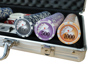 Набор для покера "Royal Flush" матовый на 500 фишек (арт. rfm300)