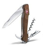 Нож перочинный VICTORINOX Wine Master, 130 мм, 6 функций, с фиксатором, рукоять из орехового дерева