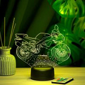 3D ночник Мотоцикл Yamaha