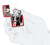Зажигалка ZIPPO Skull King Queen Beauty с покрытием Red Matte, латунь/сталь, красная, 38x13x57 мм
