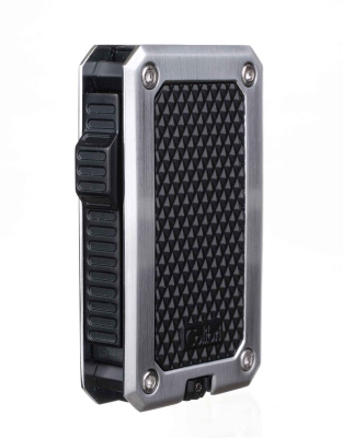 Зажигалка сигарная Colibri Rally, черная-хром, LI360T2