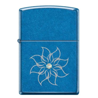 Зажигалка широкая Zippo RW Flower 20447 (без бензина)