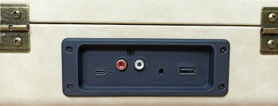 Виниловый проигрыватель патефон Suprem с USB, Bluetooth, бежевый, M-25LB