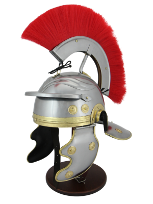 Шлем центуриона с красным плюмажем Шлем центуриона с красным плюмажем