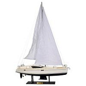 Сувенирная модель яхты "Sun Odyssey 45DS" (YT0035P), 77х22х109 см