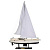 Сувенирная модель яхты "Sun Odyssey 45DS" (YT0035P), 77х22х109 см