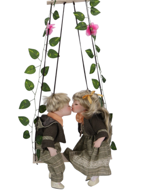 Куклы фарфоровые Вилли и Полли