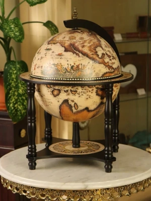 Глобус-бар настольный/напольный "Карта мореплавателя", d=33 см Глобус-бар настольный/напольный "Карта мореплавателя", d=33 см