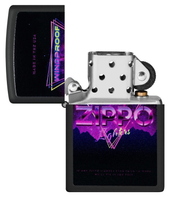 Зажигалка ZIPPO Sign Design с покрытием Black Matte, латунь/сталь, черная, 38x13x57 мм (без бензина) Зажигалка ZIPPO Sign Design с покрытием Black Matte, латунь/сталь, черная, 38x13x57 мм (без бензина)