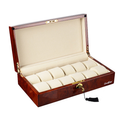 Шкатулка LuxeWood для хранения  12-ти часов арт. LW803-12-3, итальянский орех