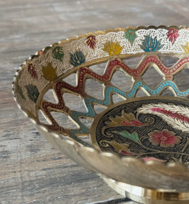 Конфетница цветная темная эмаль Конфетница цветная темная эмаль