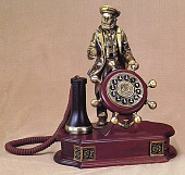 Ретро телефон Капитан-моряк, кнопочный, T5058