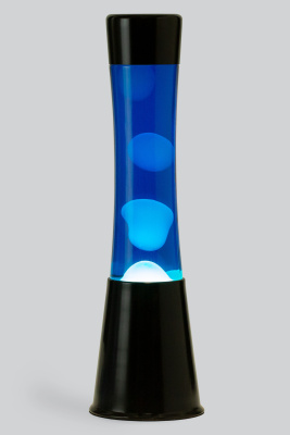 Лава-лампа 39см CG Белая/Синяя (Black)