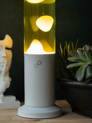 Лава лампа Amperia Tube Белая/Желтая (39 см) White Лава лампа Amperia Tube Белая/Желтая (39 см) White