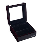 Шкатулка для хранения 6 часов со стеклом Luxewood, LW806-6-51