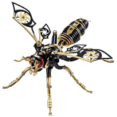 Механический конструктор DIY Cyberpunk из нержавеющей стали "Оса" - Black Gold Механический конструктор DIY Cyberpunk из нержавеющей стали "Оса" - Black Gold