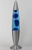 Лава-лампа 48см Синий/Голубой (Воск) Silver