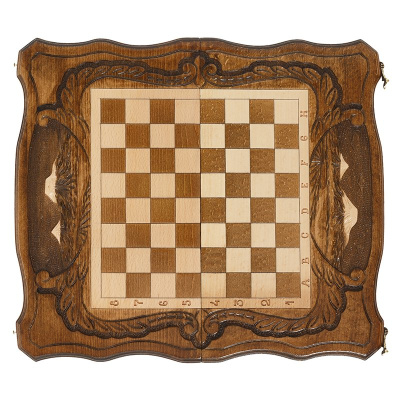 Шахматы + Нарды резные c Араратом 40