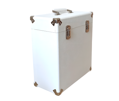 Кейс для виниловых пластинок BOX, белый, BOX-Wt